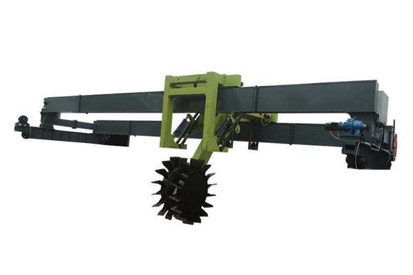 Wheeled commercial compost turner for composting cow manure in large cattle farms