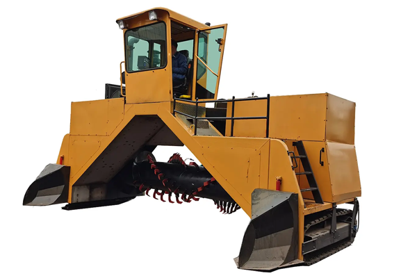 Crawler Compost Windrow Turner for Large Scale Animal Manure Composting