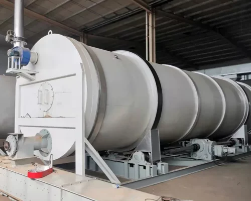 Rotary Drum Composter for large-scale composting on pig farms