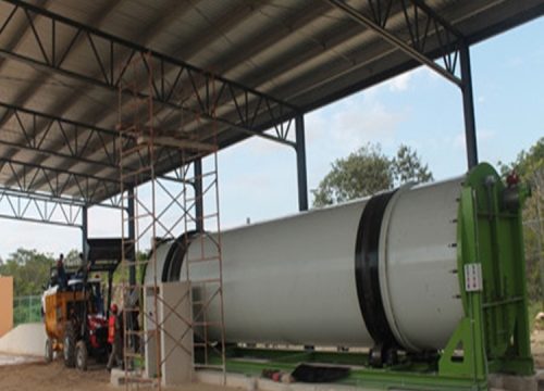 Rotary drum industrial composting machine for cattle manure fast and efficient composting cases