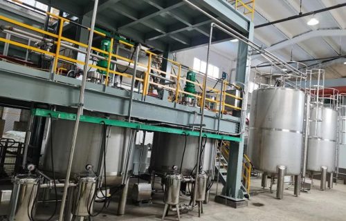 Liquid water-soluble fertilizer production line