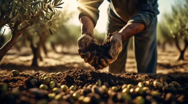 Olive Pomace to Soil Booster