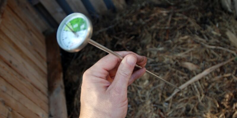 Use a Composting Thermometer to Monitor Heat