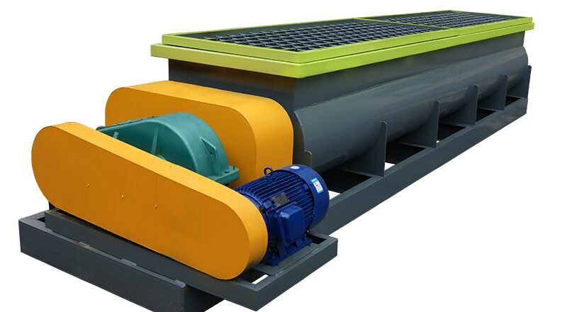 Twin-shaft horizontal mixer